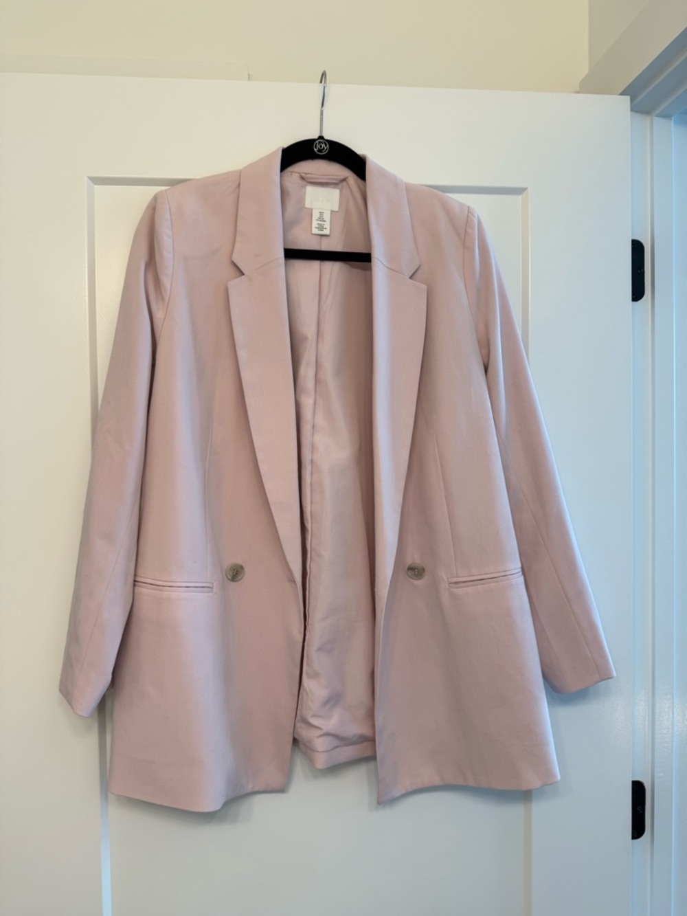 H&M Light Pink Women's Blazer Jacket